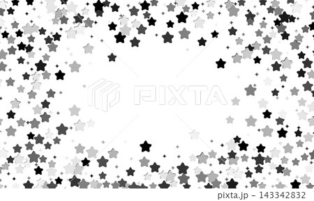Silver stars background. Silver falling confetti stars silver abstract random falling silver stars on white background Silver stars background. Silver falling confetti stars silver abstract random falling silver stars on white background 143342832