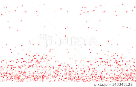 Red star confetti. Falling starry anniversary background Red star confetti. Falling starry anniversary background 143343128