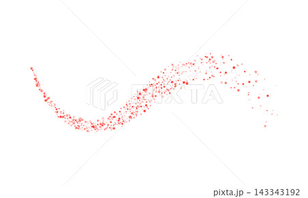 Red star confetti. Falling starry anniversary background Red star confetti. Falling starry anniversary background 143343192