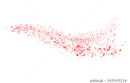 Red star confetti. Falling starry anniversary background Red star confetti. Falling starry anniversary background 143343214