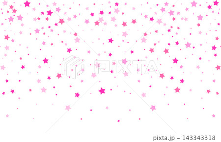 Pink star confetti. Decorative pink twinkle stars on white background design. Pink star confetti. Decorative pink twinkle stars on white background design. 143343318