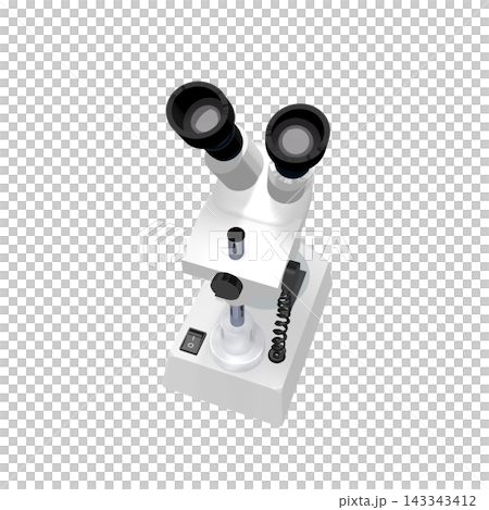 【逼真透視素材】科學教育資料以3D插圖:雙眼顯微鏡(透明PNG)(等距素材需另購) 【逼真透視素材】科學教育資料以3D插圖:雙眼顯微鏡(透明PNG)(等距素材需另購) 143343412