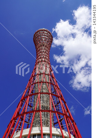 神戸 神戸港 神戸ポートタワー(メリケンパーク)(晩夏) 神戸 神戸港 神戸ポートタワー(メリケンパーク)(晩夏) 143344195