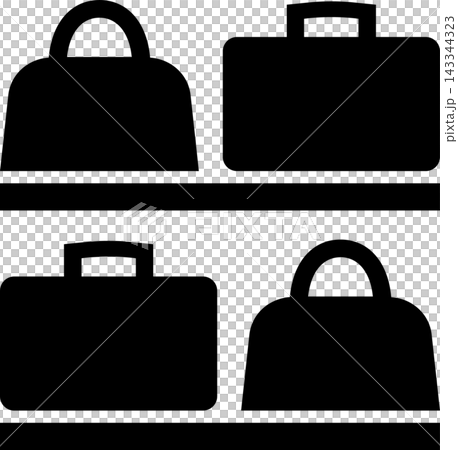 手荷物一時預かり所のピクトグラム 143344323