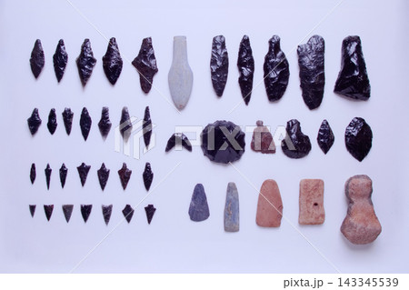 縄文時代の石器 143345539