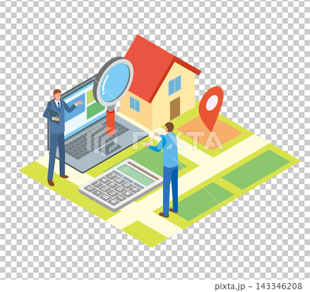 戸建て住宅と不動産業者 143346208