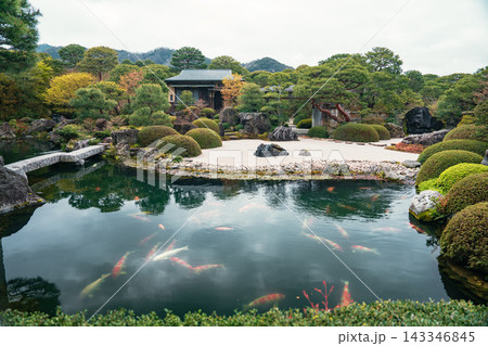 島根県の美しい日本庭園の写真 143346845