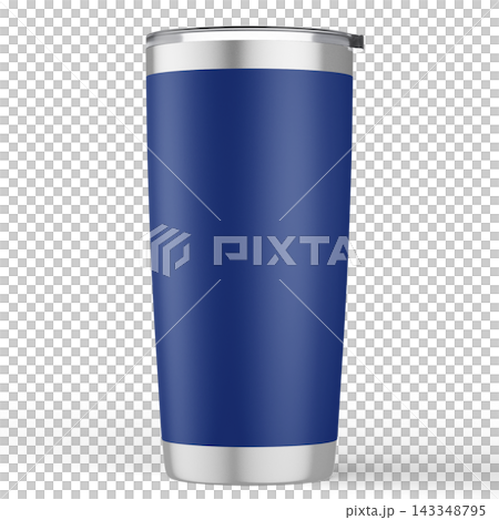 20 oz Tumbler with Handle Video on Transparent Background. 3d rendering 143348795