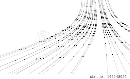 Abstract Technology Background with Digital Data Flow Network and Futuristic Light Connections Abstract Technology Background with Digital Data Flow Network and Futuristic Light Connections 143348925