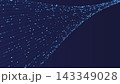 Abstract Technology Background with Digital Data Flow Network and Futuristic Light Connections 143349028