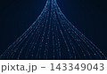 Abstract Technology Background with Digital Data Flow Network and Futuristic Light Connections 143349043