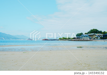 広島・宮島の美しい海と風景 143349132