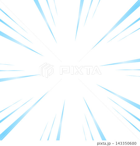 グラデーションの集中線のイラスト素材 143350680