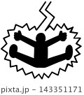 棒人間シリーズで、雷に打たれる人 143351171