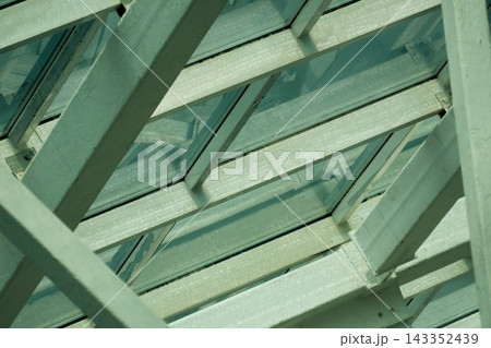 metal structure static industrial top-down beams ladder gray white neutral commercial natural light clean background copy space modern bright construction material safety equipment industry. metal structure static industrial top-down beams ladder gray white neutral commercial natural light clean background copy space modern bright construction material safety equipment industry. 143352439