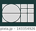 Template collage of eight frames, images, photo 143354926