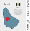 Vector map of Barbados - St. Thomas District 143354928