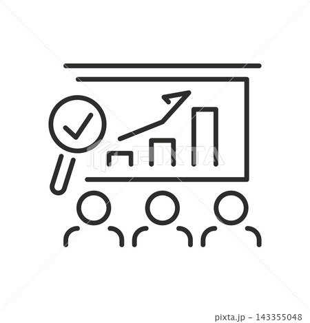 flat icon of audit committee, audit report flat icon of audit committee, audit report 143355048