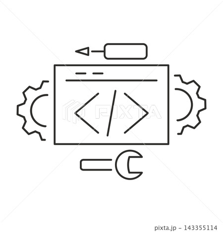 Flat design vector icon illustration 143355114