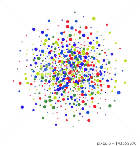 Modern bright abstract geometric background of multicolored dots forming a central composition. eps 10 Modern bright abstract geometric background of multicolored dots forming a central composition. eps 10 143355670