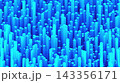 Abstract Long blocks. Computer generated 3d render 143356171