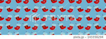 Christmas long pattern in hand draw style Christmas long pattern in hand draw style 143356294