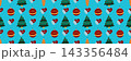 Christmas long pattern in hand draw style 143356484