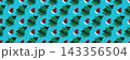 Christmas long pattern in hand draw style 143356504