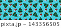 Christmas long pattern in hand draw style 143356505