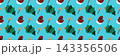 Christmas long pattern in hand draw style 143356506