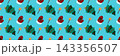 Christmas long pattern in hand draw style 143356507