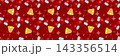 Christmas long pattern in hand draw style 143356514