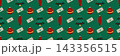 Christmas long pattern in hand draw style 143356515