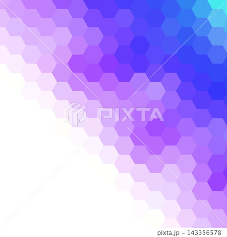 Abstract geometric background with hexagons in a soft purple and blue gradient for modern and stylish design. EPS 10 Abstract geometric background with hexagons in a soft purple and blue gradient for modern and stylish design. EPS 10 143356578