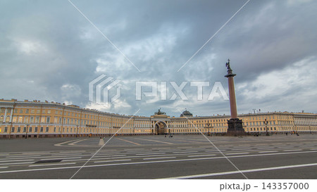 Palace Square night lights view of Alexander Column night to day timelapse hyperlapse in St. Petersburg, Russia. Palace Square night lights view of Alexander Column night to day timelapse hyperlapse in St. Petersburg, Russia. 143357000
