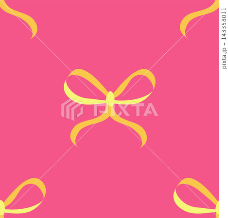 Seamless pattern with ribbon bows on pink, purple and red backgrounds vector. Stock Vector 143358011