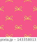 Seamless pattern with ribbon bows on pink, purple and red backgrounds vector. Stock Vector 143358013