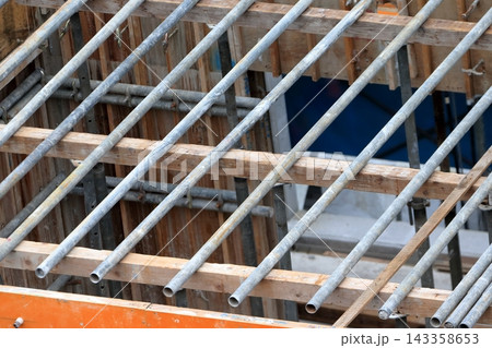 集合住宅の躯体工事(型枠工事のスラブ上げ) イメージ 集合住宅の躯体工事(型枠工事のスラブ上げ) イメージ 143358653