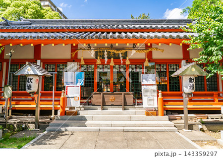 田蓑神社(たのみ神社)拝殿 徳川家康と深い縁があり、地名を佃に改めた 大阪市西淀川区佃 田蓑神社(たのみ神社)拝殿 徳川家康と深い縁があり、地名を佃に改めた 大阪市西淀川区佃 143359297