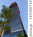 ベトナム・ホーチミンの近代的高層ビル Marina Central Towerのライトアップ 143360710