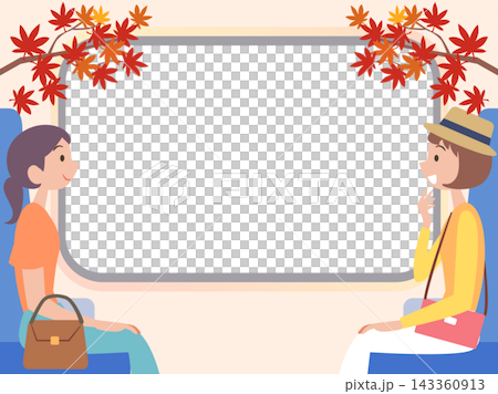 Car window frame - Autumn - Girls' trip Car window frame - Autumn - Girls' trip 143360913