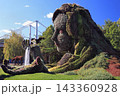 Notre-Dame Island, Mother Earth grass sculpture is inspired by Indigenous traditions, this symbolic work pays homage to the source of all life and human, plant, animal, and cultural. 143360928