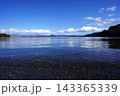 西伊豆の美しい海岸線と澄んだ駿河湾の海 143365339