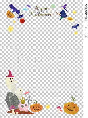 Cute frame for halloween Cute frame for halloween 143365433