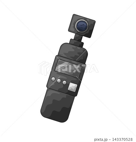 Illustration of Portable Pocket Camera Illustration of Portable Pocket Camera 143370528