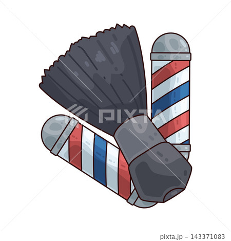 Illustration of Neck Duster Illustration of Neck Duster 143371083