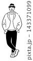 元気でおしゃれなシニア男性 143371099