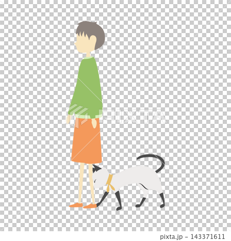 男の子とスキンシップをしている猫 男の子とスキンシップをしている猫 143371611