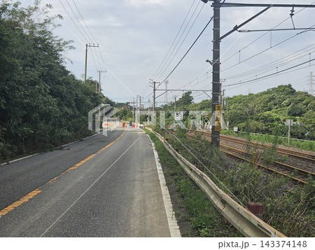 内房線と県道の通行止め 内房線と県道の通行止め 143374148