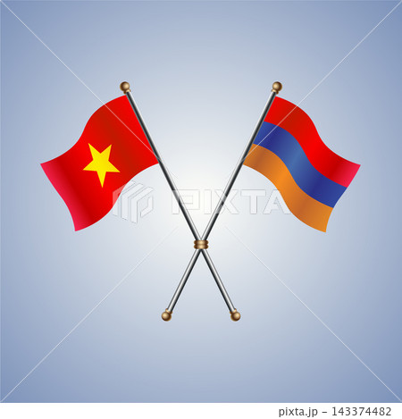Vietnam and Armenia flag relations 143374482